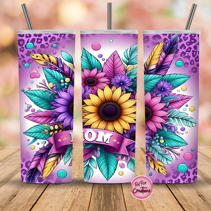 Purple Feathery Mom Gift Set