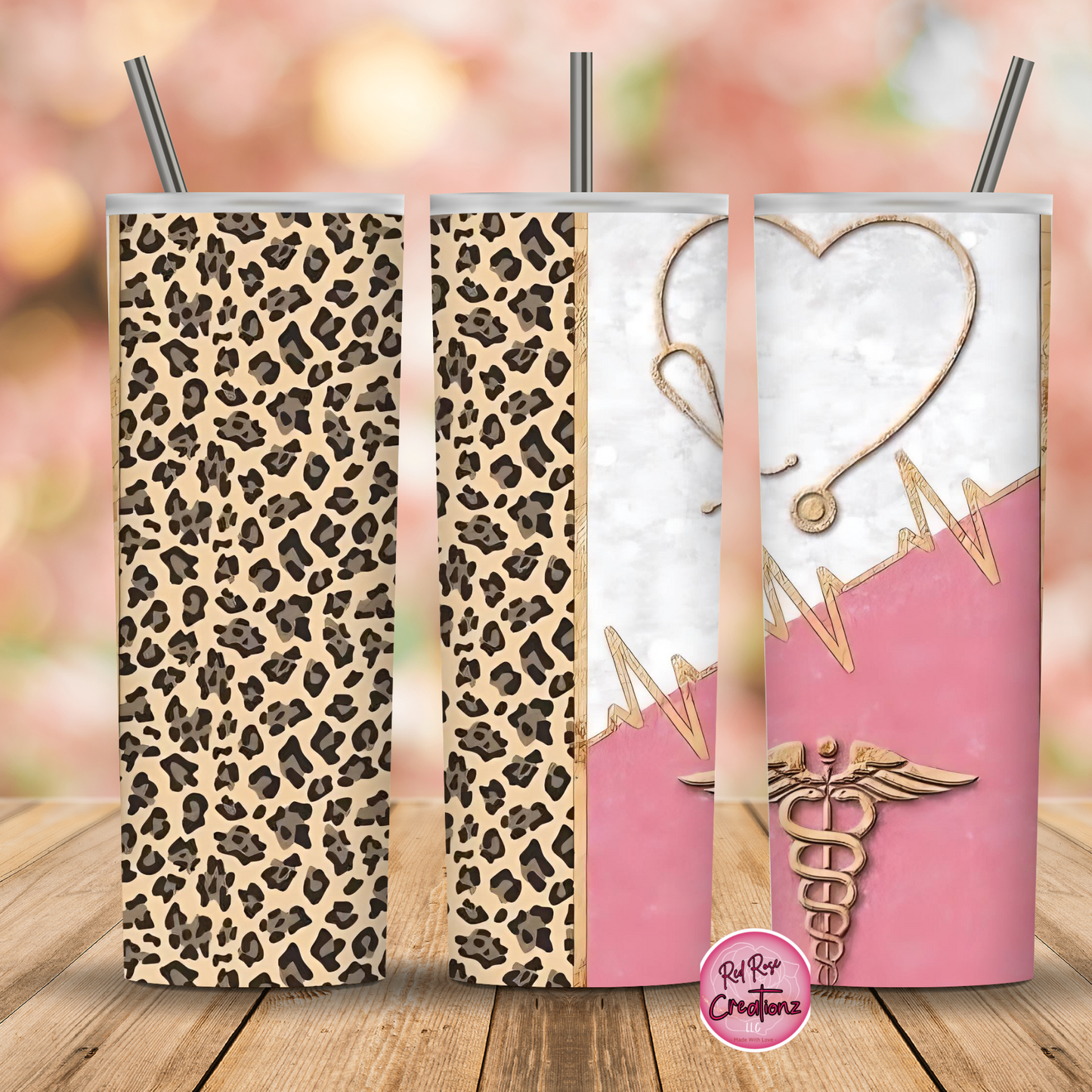 Medical Field Pink & Cheetah Design