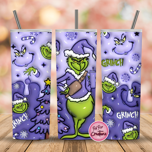 Cute Grinch purple