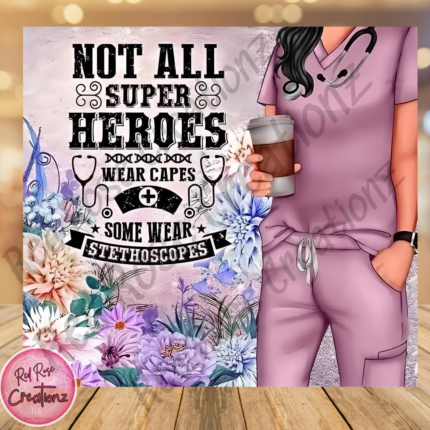Not all Heroes wear capes (Light Skin Woman)