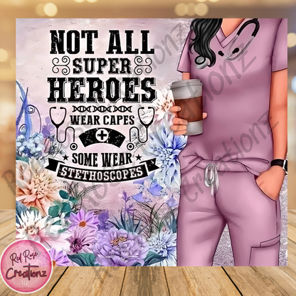 Not all Heroes wear capes (Light Skin Woman)