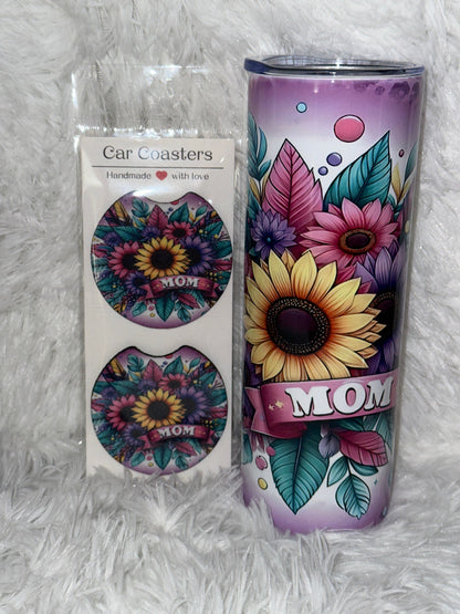 Purple Feathery Mom Gift Set