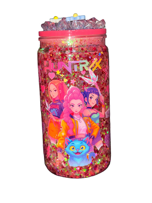 K Pop Snow globe tumbler