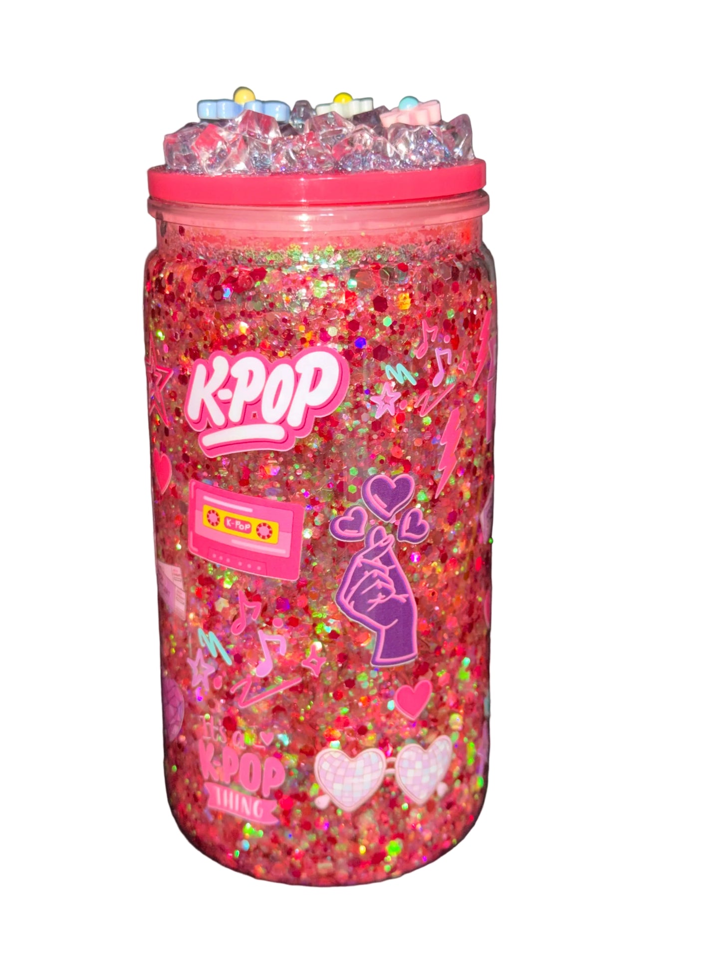 K Pop Snow globe tumbler
