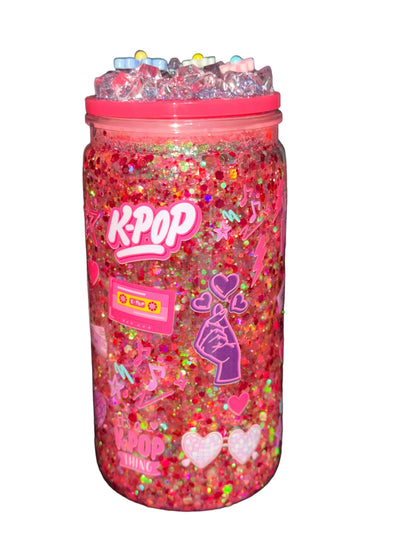 K Pop Snow globe tumbler