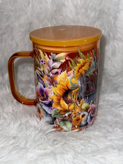 Baby Cow with Flowers