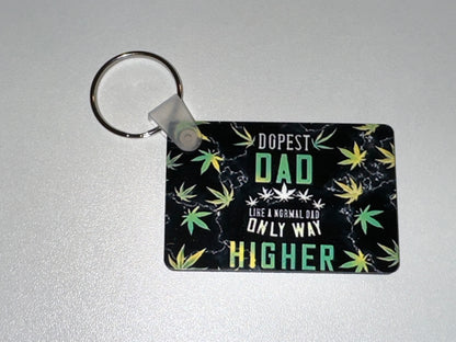 Dopest Dad Keychain