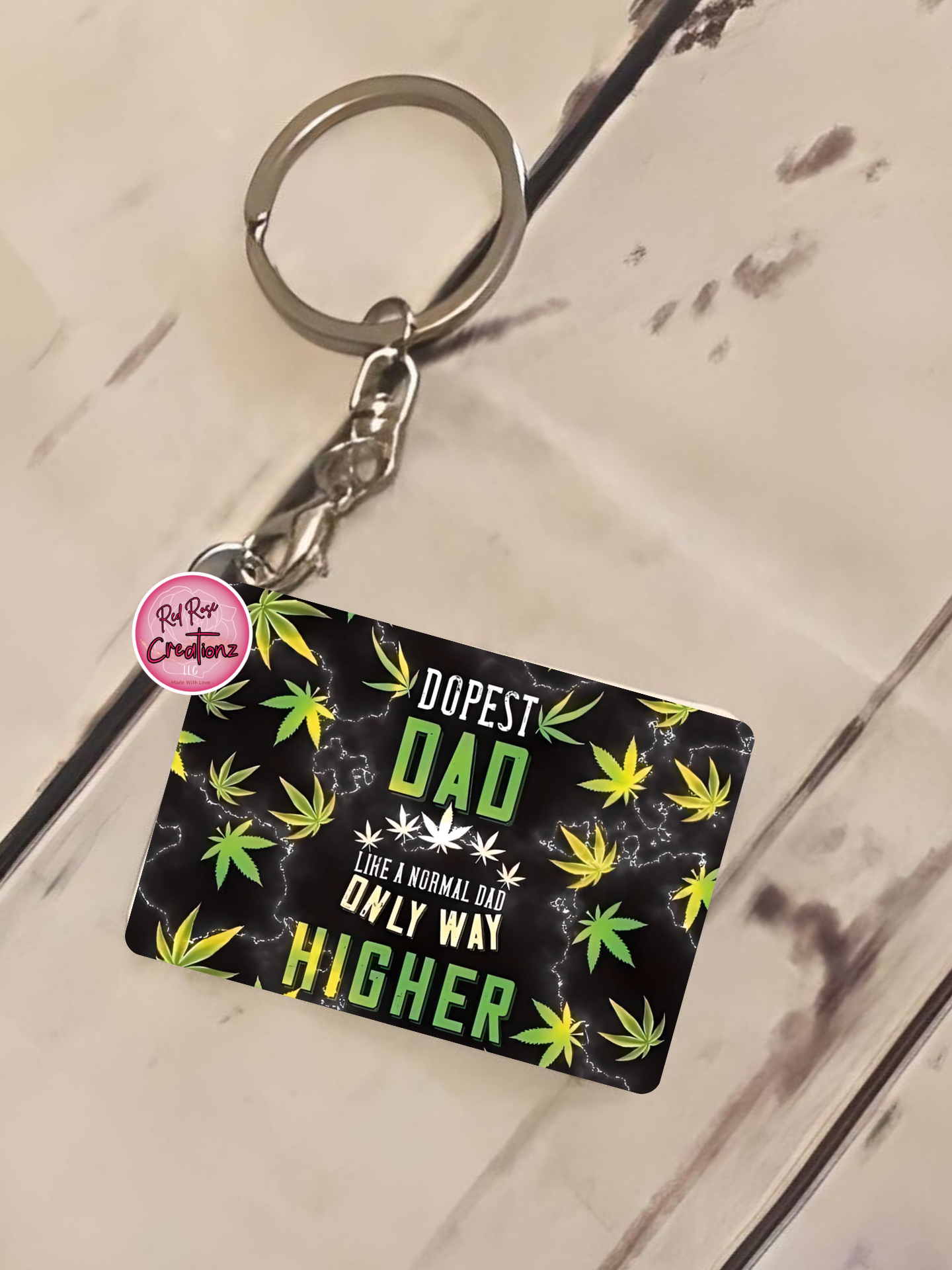 Dopest Dad Keychain