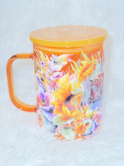 Baby Cow with Flowers