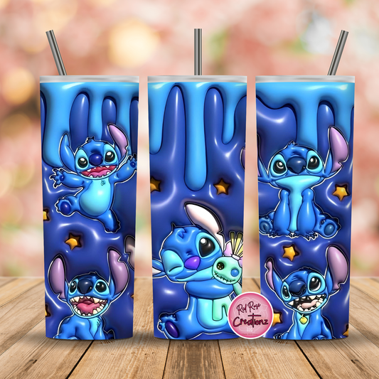 3D Stitch Inspired Tumbler